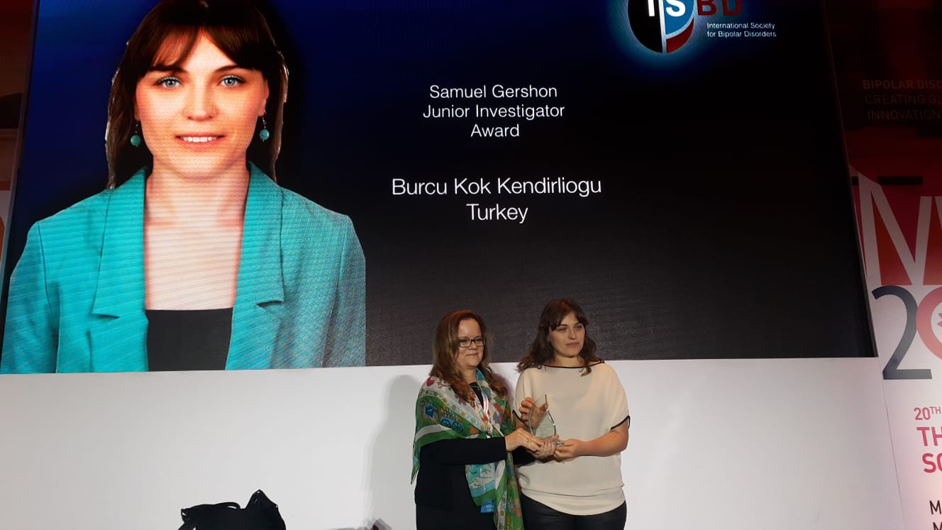 ISBD Samuel Gershon Genç Araştırmacı Ödülü Dr. Burcu Kök Kendirlioğlu’na Verildi